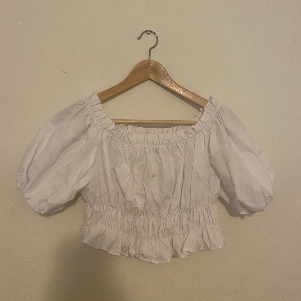 Zara Ruffle Crop Top